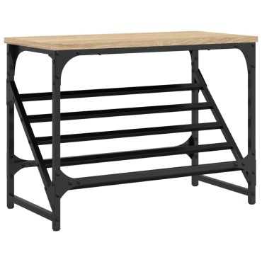 vidaXL Παπουτσοθήκη Sonoma Δρυς 60x30x45cm Επεξεργασμένο Ξύλο