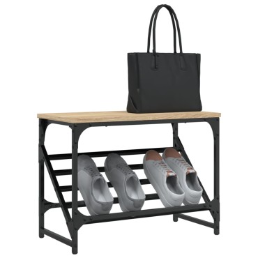 vidaXL Παπουτσοθήκη Sonoma Δρυς 60x30x45cm Επεξεργασμένο Ξύλο