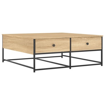 vidaXL Τραπεζάκι Σαλονιού Sonoma Δρυς 100x99x40cm Επεξεργ. Ξύλο 1 τεμ.