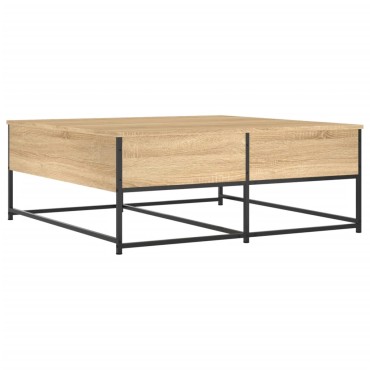 vidaXL Τραπεζάκι Σαλονιού Sonoma Δρυς 100x99x40cm Επεξεργ. Ξύλο 1 τεμ.