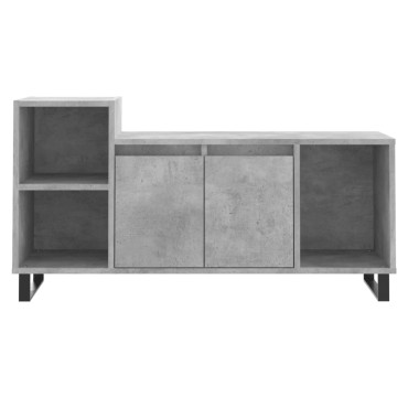 vidaXL Έπιπλο Τηλεόρασης Γκρι Σκυρ. 100x35x55cm Επεξ. Ξύλο