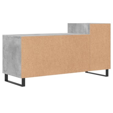 vidaXL Έπιπλο Τηλεόρασης Γκρι Σκυρ. 100x35x55cm Επεξ. Ξύλο