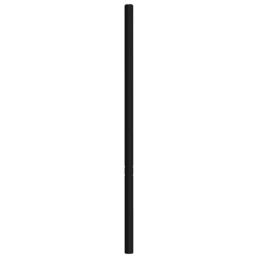 vidaXL Κεφαλάρι Μαύρο Μεταλλικό 105x3x90cm 1 τεμ.