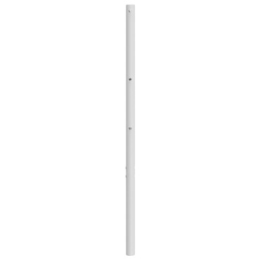 vidaXL Κεφαλάρι Λευκό Μεταλλικό 142x3x90cm 1 τεμ.