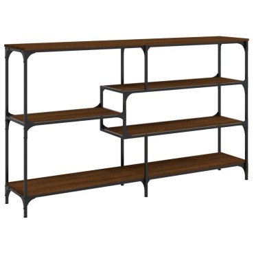 vidaXL Τραπέζι Κονσόλα Καφέ Δρυς 160x32x95cm Επεξεργασμένο Ξύλο 1 τεμ.