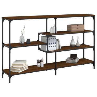 vidaXL Τραπέζι Κονσόλα Καφέ Δρυς 160x32x95cm Επεξεργασμένο Ξύλο 1 τεμ.