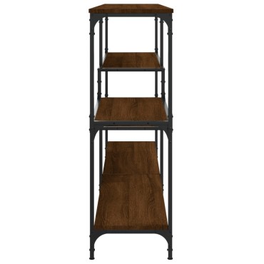 vidaXL Τραπέζι Κονσόλα Καφέ Δρυς 160x32x95cm Επεξεργασμένο Ξύλο 1 τεμ.