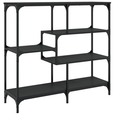 vidaXL Τραπέζι Κονσόλα Μαύρο 103x32x95cm Επεξεργασμένο Ξύλο 1 τεμ.