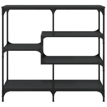 vidaXL Τραπέζι Κονσόλα Μαύρο 103x32x95cm Επεξεργασμένο Ξύλο 1 τεμ.