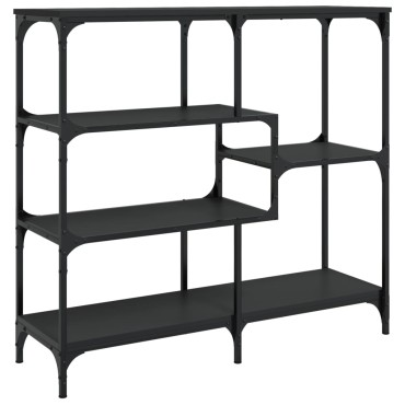 vidaXL Τραπέζι Κονσόλα Μαύρο 103x32x95cm Επεξεργασμένο Ξύλο 1 τεμ.