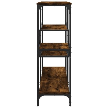 vidaXL Τραπέζι Κονσόλα Καπνιστή Δρυς 103x32x95cm Επεξεργασμένο Ξύλο 1 τεμ.