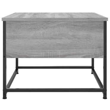 vidaXL Τραπεζάκι Σαλονιού Γκρι Sonoma 51x51x40cm Επεξεργασμένο Ξύλο 1 τεμ.