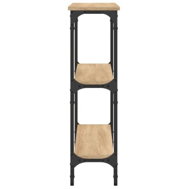 vidaXL Τραπέζι Κονσόλα Sonoma Δρυς 100x22,5x75cm Επεξεργασμένο Ξύλο 1 τεμ.