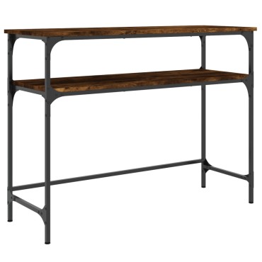 vidaXL Τραπέζι Κονσόλα Καπνιστή Δρυς 100x35,5x75cm Επεξεργ. Ξύλο 1 τεμ.