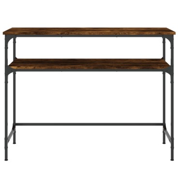 vidaXL Τραπέζι Κονσόλα Καπνιστή Δρυς 100x35,5x75cm Επεξεργ. Ξύλο 1 τεμ.