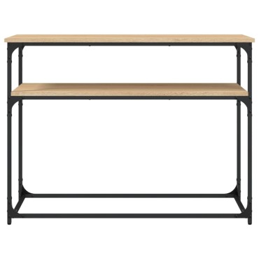 vidaXL Τραπέζι Κονσόλα Sonoma Δρυς 100x35,5x75cm Επεξεργασμένο Ξύλο 1 τεμ.