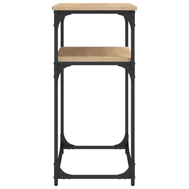 vidaXL Τραπέζι Κονσόλα Sonoma Δρυς 100x35,5x75cm Επεξεργασμένο Ξύλο 1 τεμ.