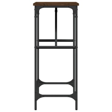 vidaXL Τραπέζι Κονσόλα Καφέ Δρυς 75x32x75cm Επεξεργασμένο Ξύλο 1 τεμ.