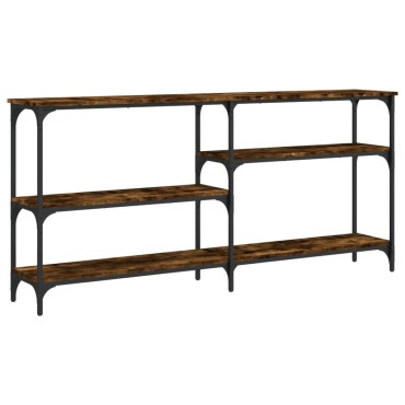 vidaXL Τραπέζι Κονσόλα Καπνιστή Δρυς 160x29x75cm Επεξεργασμένο Ξύλο 1 τεμ.