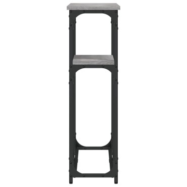 vidaXL Τραπέζι Κονσόλα Γκρι Sonoma 90x22,5x75cm Επεξεργασμένο Ξύλο 1 τεμ.