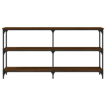 vidaXL Τραπέζι Κονσόλα Καφέ Δρυς 150x29x75cm Επεξεργασμένο Ξύλο 1 τεμ.