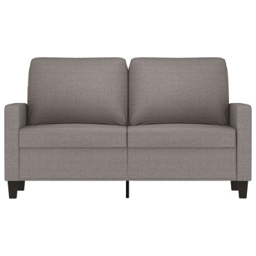 vidaXL Καναπές Διθέσιος Taupe Υφασμάτινος 138x77x80cm 1 τεμ.
