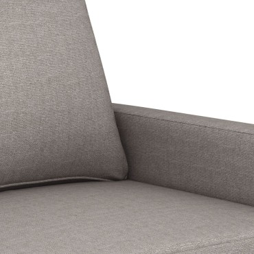 vidaXL Καναπές Διθέσιος Taupe Υφασμάτινος 138x77x80cm 1 τεμ.