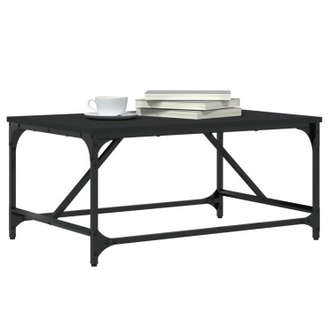 vidaXL Τραπεζάκι Σαλονιού Μαύρο 75x50x35cm από Επεξεργ. Ξύλο 1 τεμ.