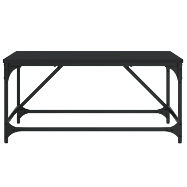 vidaXL Τραπεζάκι Σαλονιού Μαύρο 75x50x35cm από Επεξεργ. Ξύλο 1 τεμ.