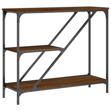 vidaXL Τραπέζι Κονσόλα Καφέ Δρυς 88,5x30x75cm Επεξεργασμένο Ξύλο 1 τεμ.