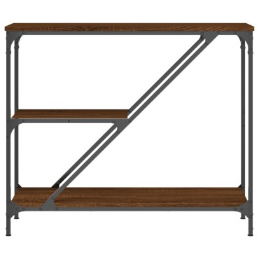 vidaXL Τραπέζι Κονσόλα Καφέ Δρυς 88,5x30x75cm Επεξεργασμένο Ξύλο 1 τεμ.