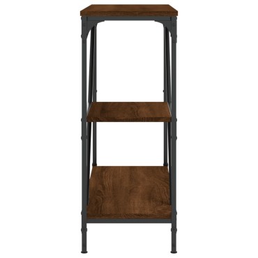 vidaXL Τραπέζι Κονσόλα Καφέ Δρυς 88,5x30x75cm Επεξεργασμένο Ξύλο 1 τεμ.