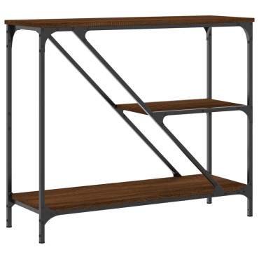 vidaXL Τραπέζι Κονσόλα Καφέ Δρυς 88,5x30x75cm Επεξεργασμένο Ξύλο 1 τεμ.