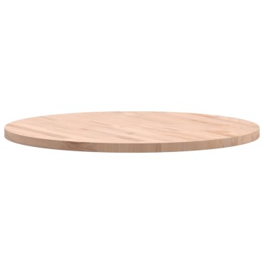 vidaXL Επιφάνεια Τραπεζιού Στρογγυλή 70x2,5cm Μασίφ Ξύλο Οξιάς 1 τεμ.