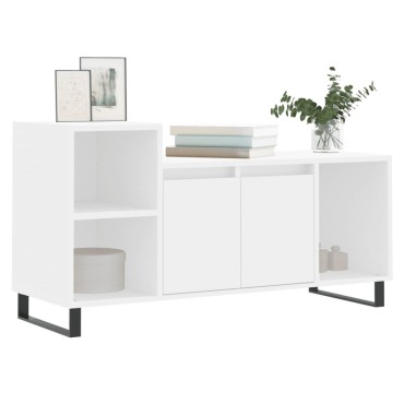 vidaXL Έπιπλο Τηλεόρασης Λευκό 100x35x55cm Επεξεργασμένο Ξύλο