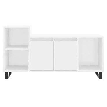vidaXL Έπιπλο Τηλεόρασης Λευκό 100x35x55cm Επεξεργασμένο Ξύλο