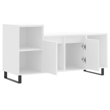 vidaXL Έπιπλο Τηλεόρασης Λευκό 100x35x55cm Επεξεργασμένο Ξύλο