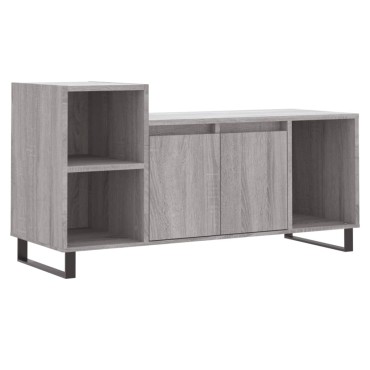 vidaXL Έπιπλο Τηλεόρασης Γκρι Sonoma 100x35x55cm από Επεξεργ. Ξύλο