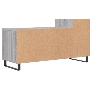 vidaXL Έπιπλο Τηλεόρασης Γκρι Sonoma 100x35x55cm από Επεξεργ. Ξύλο