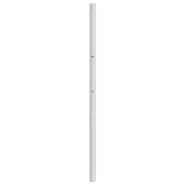 vidaXL Κεφαλάρι Λευκό Μεταλλικό 125x3x90cm 1 τεμ.