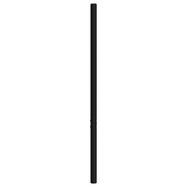 vidaXL Κεφαλάρι Μαύρο Μεταλλικό 146x3x90cm 1 τεμ.