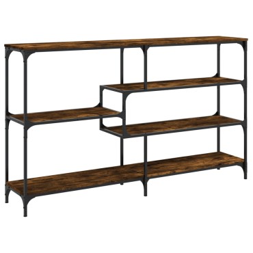 vidaXL Τραπέζι Κονσόλα Καπνιστή Δρυς 160x32x95cm Επεξεργασμένο Ξύλο 1 τεμ.
