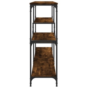 vidaXL Τραπέζι Κονσόλα Καπνιστή Δρυς 160x32x95cm Επεξεργασμένο Ξύλο 1 τεμ.