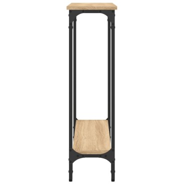 vidaXL Τραπέζι Κονσόλα Sonoma Δρυς 75x22,5x75cm Επεξεργασμένο Ξύλο 1 τεμ.