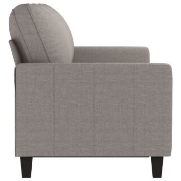 vidaXL Καναπές Τριθέσιος Taupe Υφασμάτινος 198x77x80cm 1 τεμ.