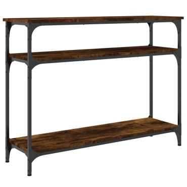 vidaXL Τραπέζι Κονσόλα Καπνιστή Δρυς 100x29x75cm Επεξεργ. Ξύλο 1 τεμ.