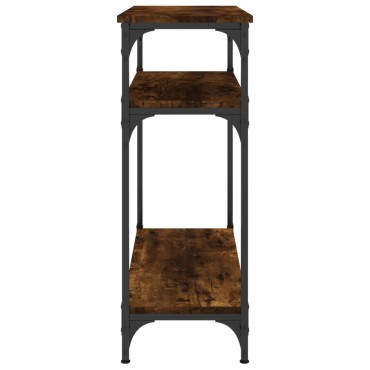 vidaXL Τραπέζι Κονσόλα Καπνιστή Δρυς 75x29x75cm Επεξεργ. Ξύλο 1 τεμ.