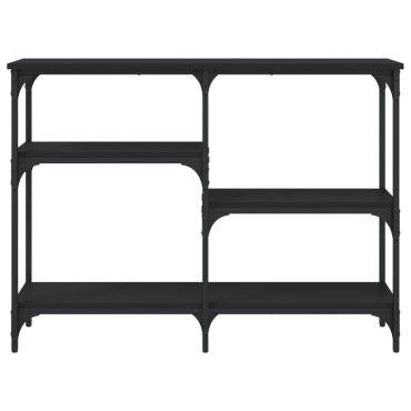 vidaXL Τραπέζι Κονσόλα Μαύρο 102x29x75cm Επεξεργασμένο Ξύλο 1 τεμ.