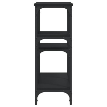 vidaXL Τραπέζι Κονσόλα Μαύρο 102x29x75cm Επεξεργασμένο Ξύλο 1 τεμ.