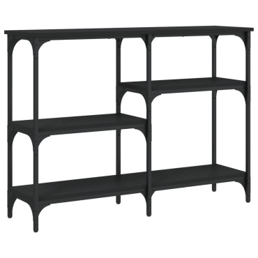 vidaXL Τραπέζι Κονσόλα Μαύρο 102x29x75cm Επεξεργασμένο Ξύλο 1 τεμ.